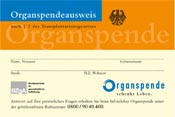 Organspendeausweis